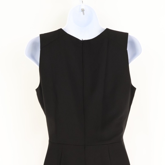 Esley Dress Womens Sz S Black 100% Polyester Beaded Pockets Lined Sleeveless NWT - Picture 6 of 9